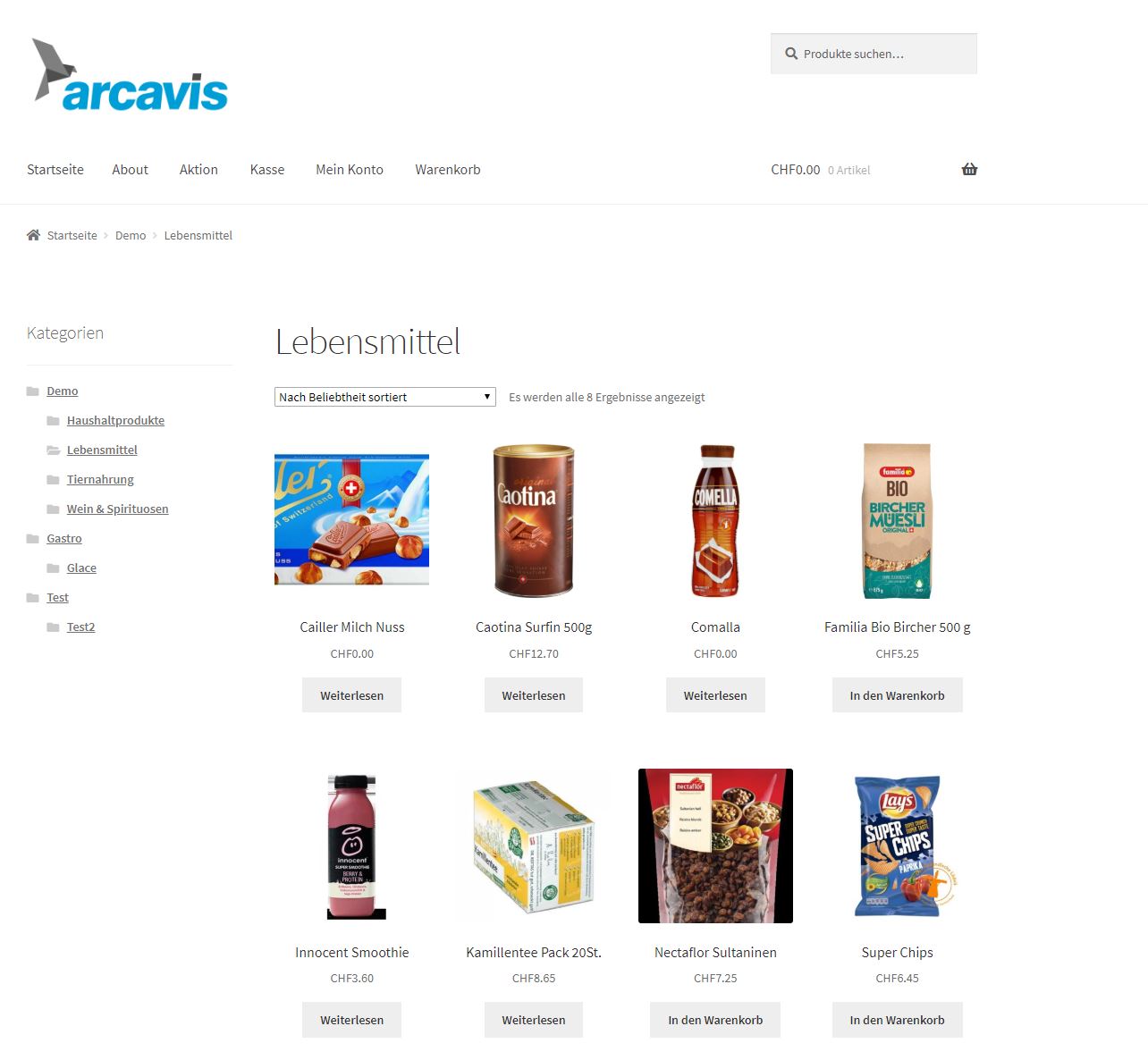 Ein WooCommerce-Plug-in verbindet den Webshop mit der Kasse.