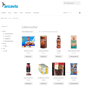 Webshop, Arcavis, WooCommerce